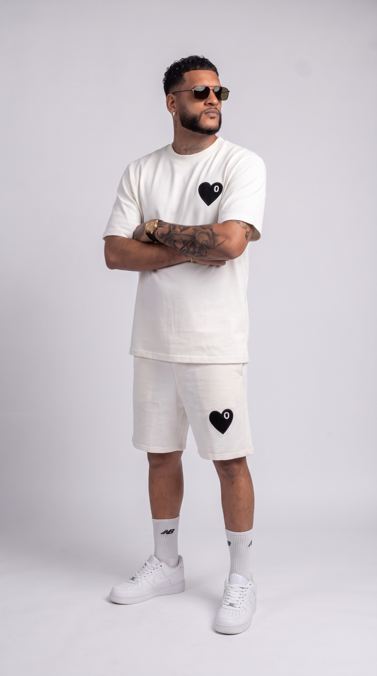 Ensemble Coeur White