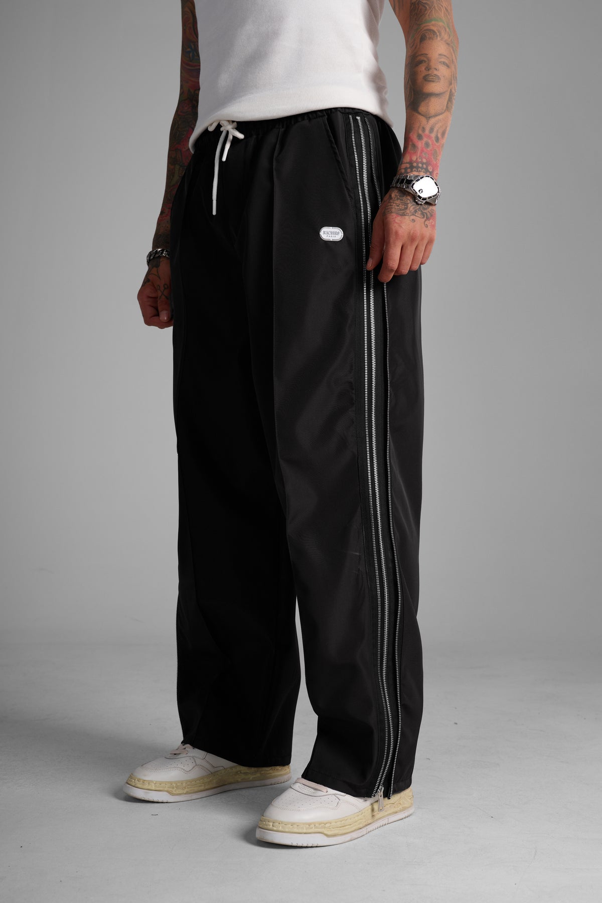 Jogging Zippé Noir