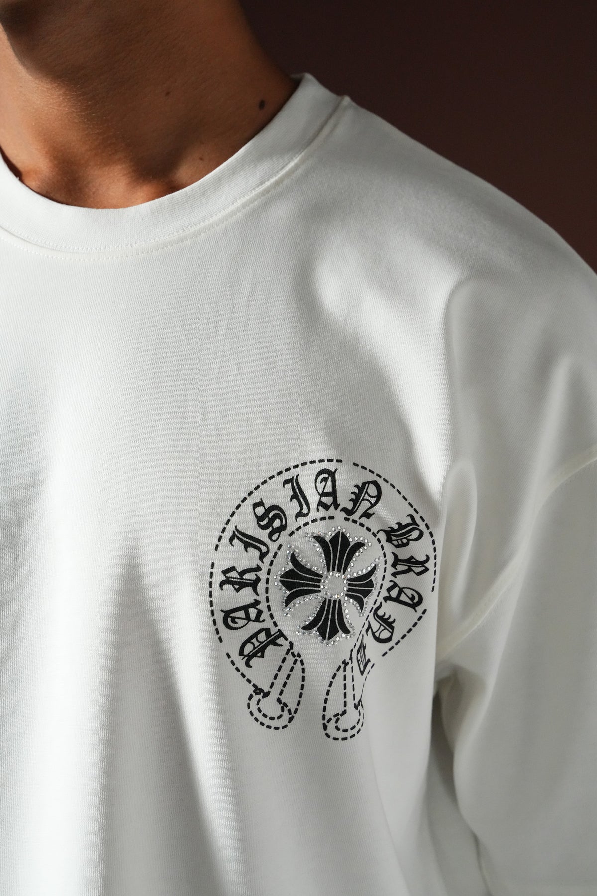 T-shirt Chrome White
