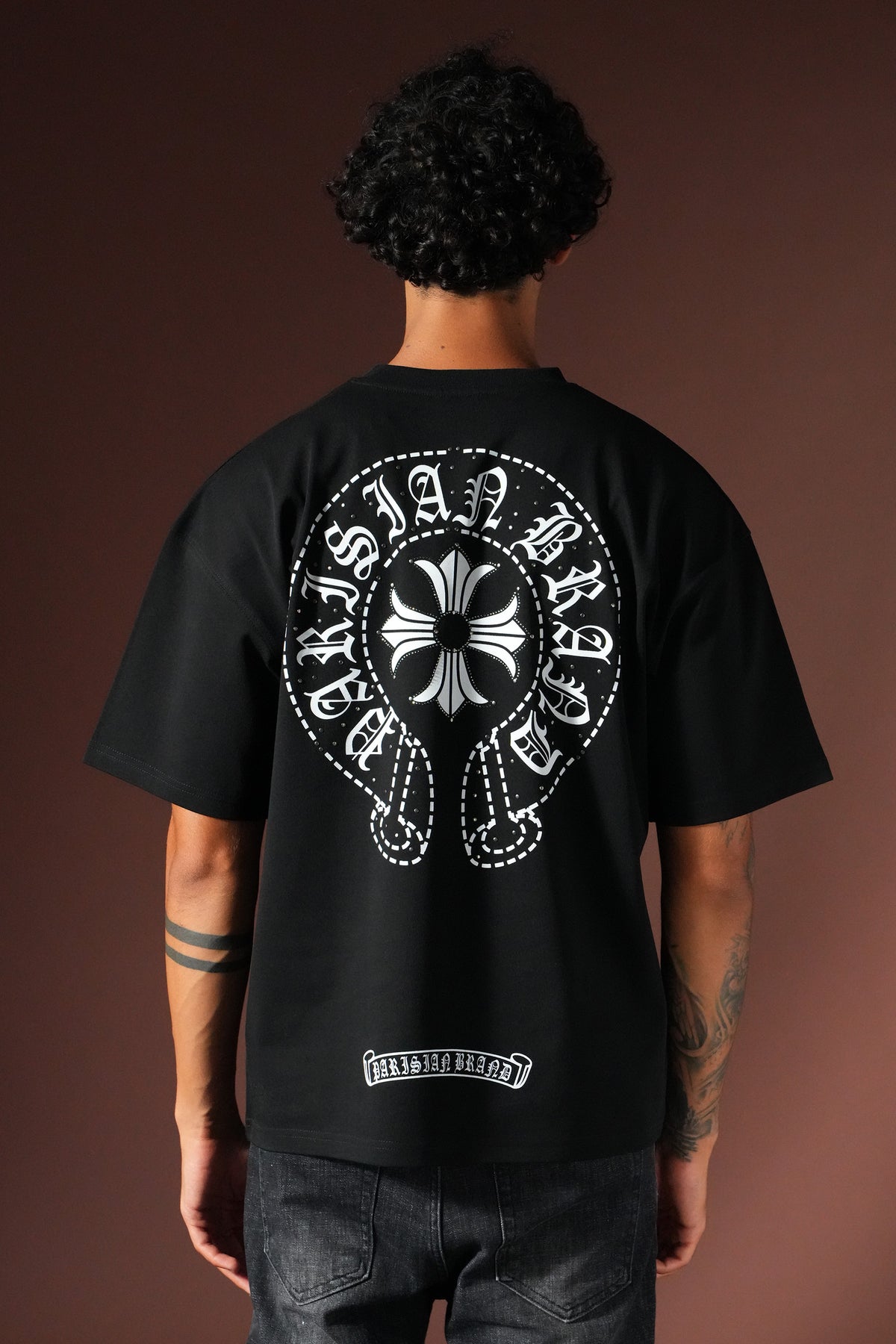 T-shirt Chrome Black