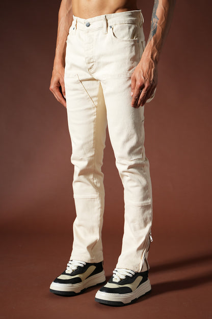 Jean Flare Beige