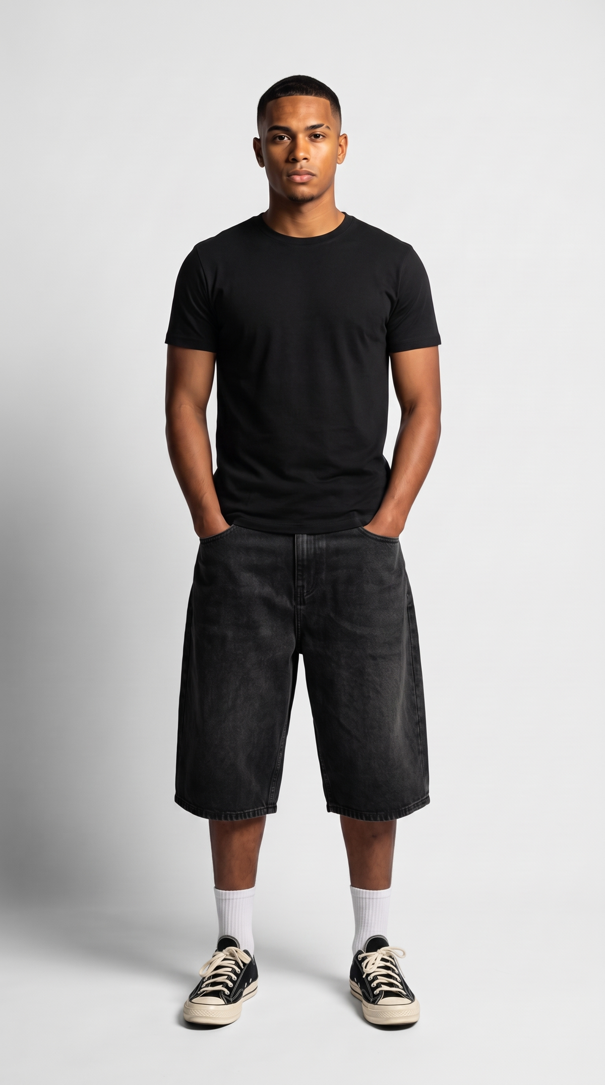 Short Baggy Noir