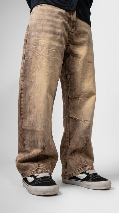 Jean Baggy Brown